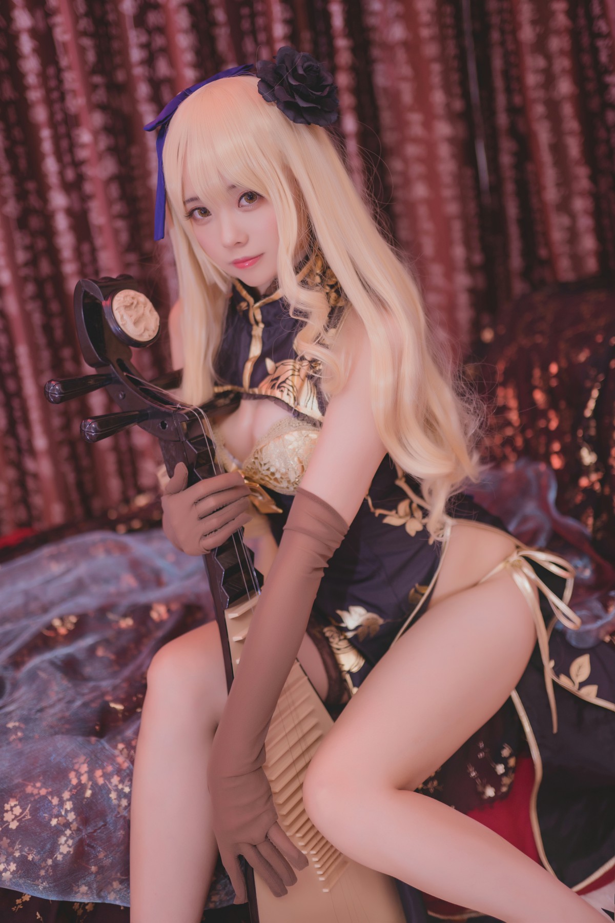 [Cosplay]小野妹子w - 金莲旗袍