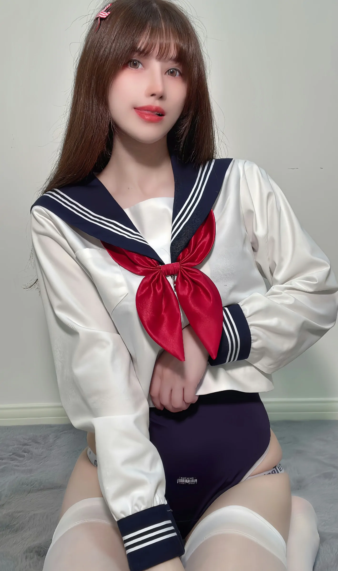 鹿八岁baby - 白丝水手服